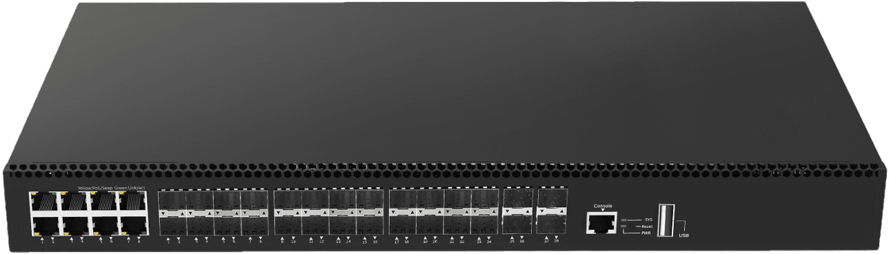 16x1G SFP+8x1G SFP/RJ45 COMBO+4x10G SFP+ Managed Switch 16mswitch