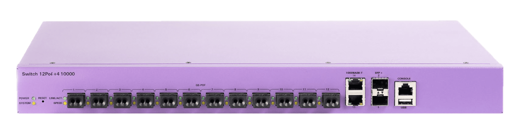 12-Ports Plastic Optical Fibre Switch ln10 2