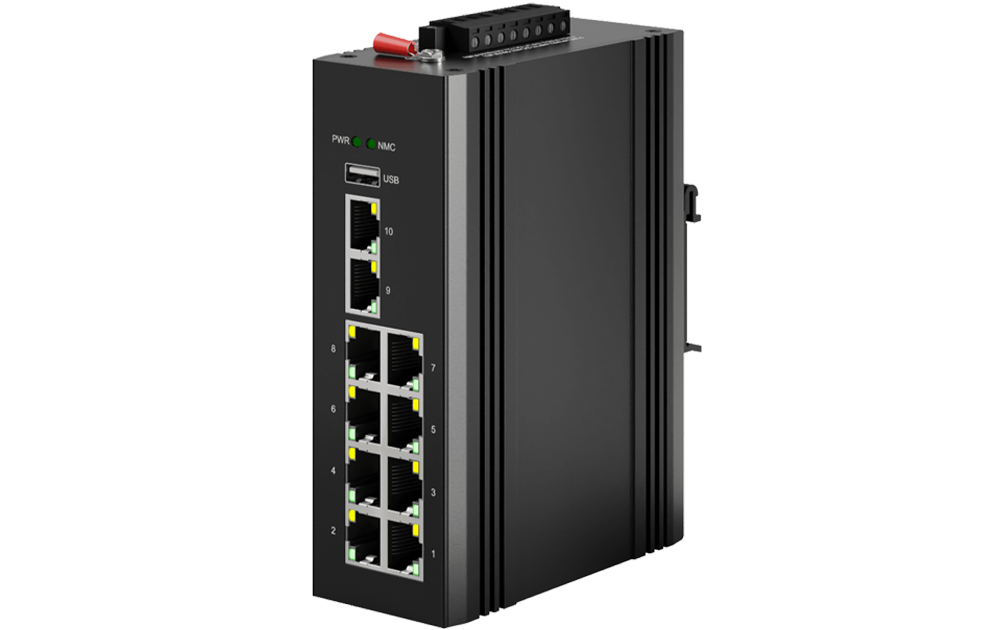 8xPOE+ Industrial Switch 4 6 1