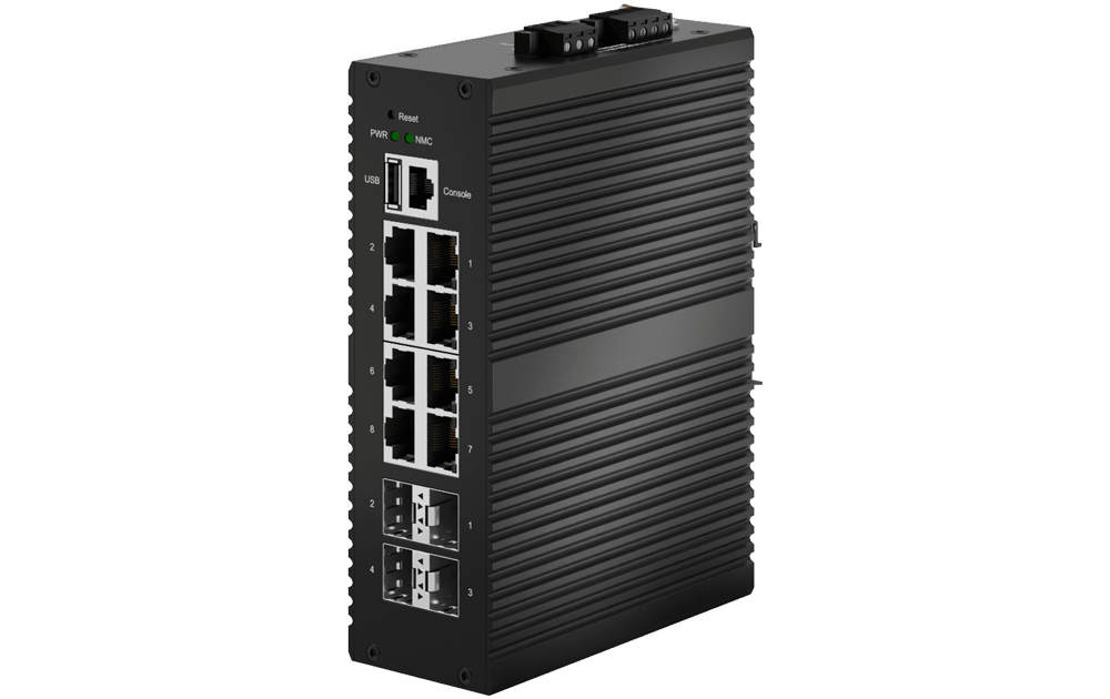 8xPOE+ Industrial Switch 8 4